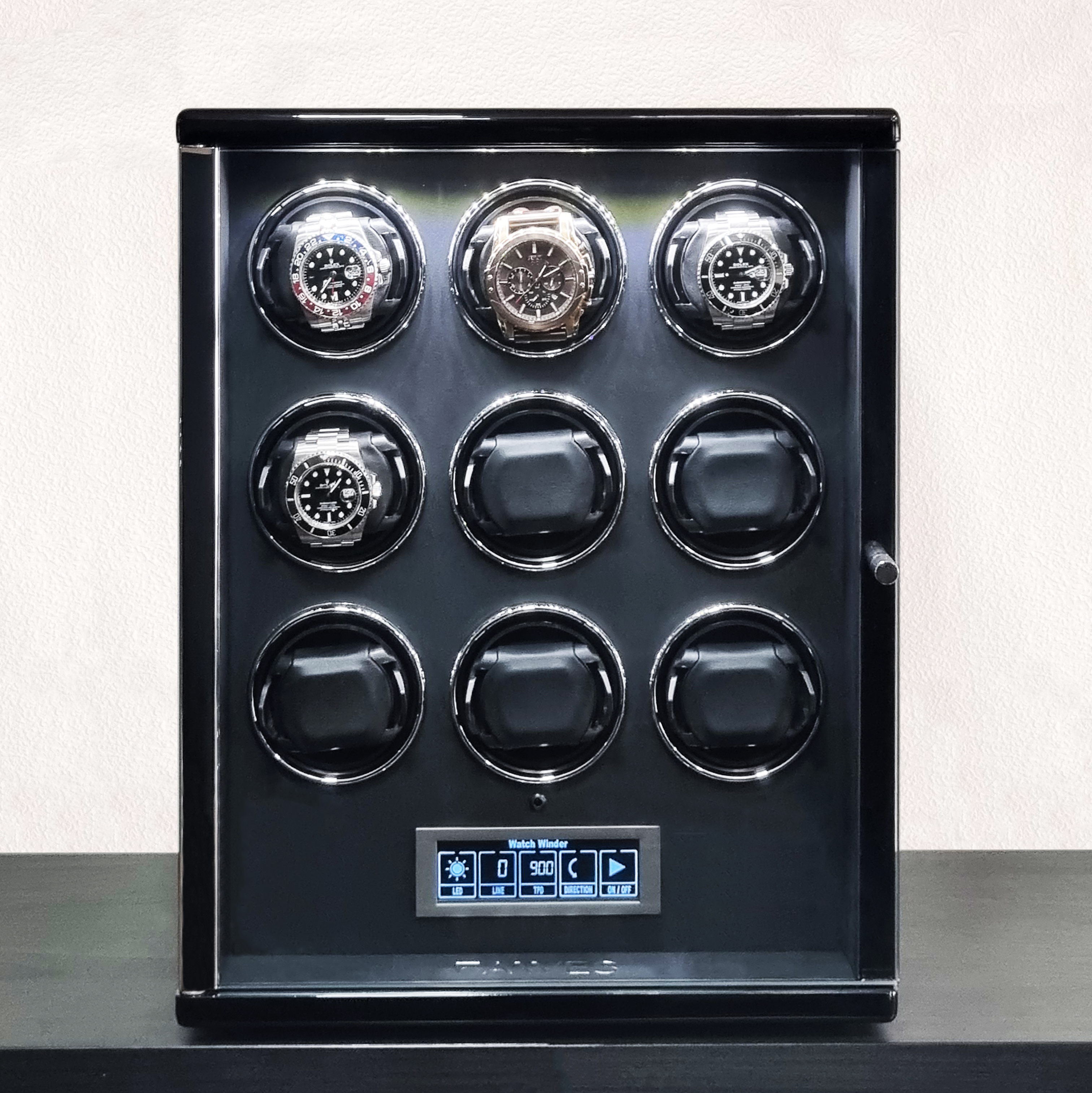 X32 Automatic Watch Winder with LCD Touch Screen - 9 Epitope