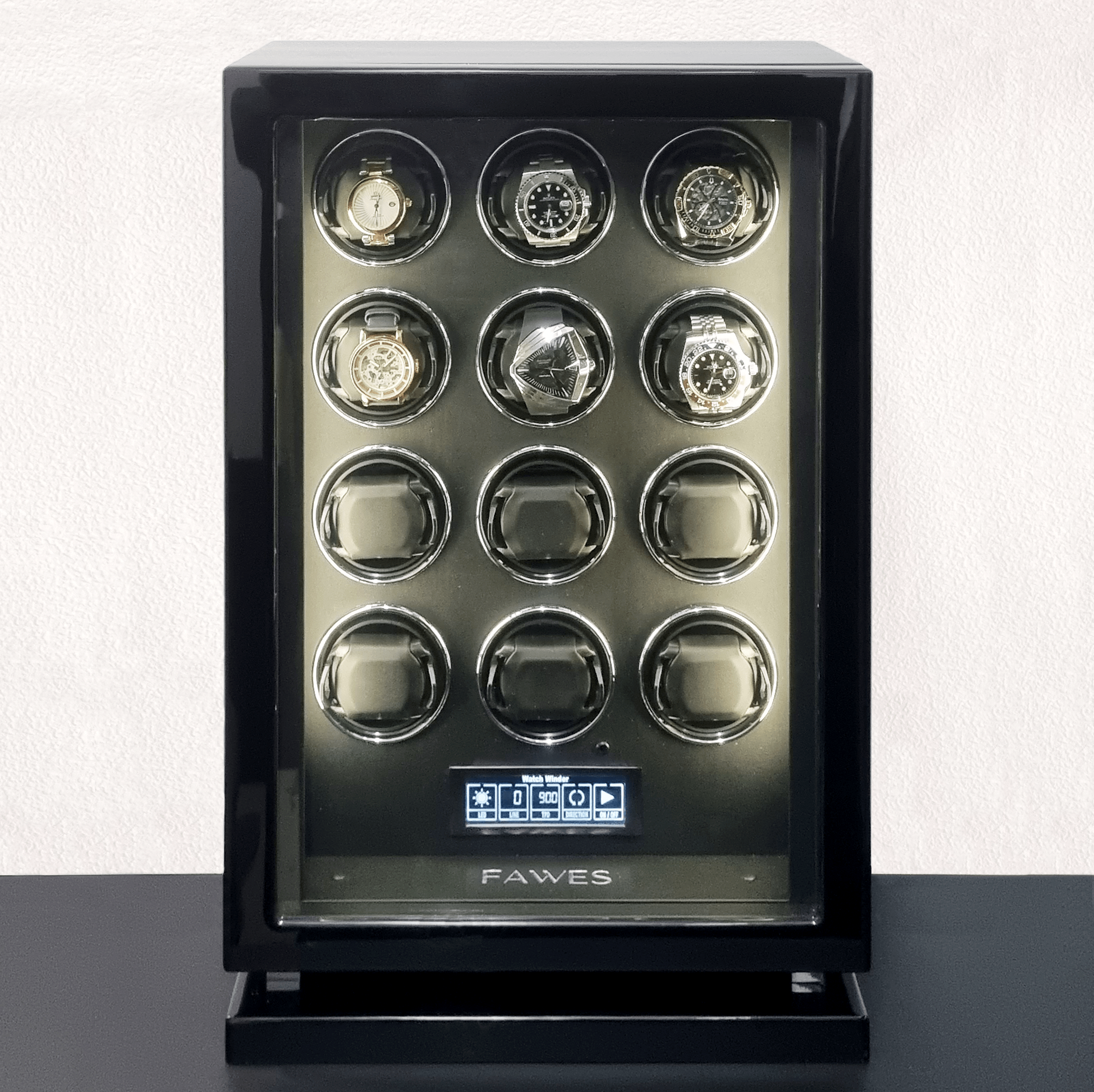 X63 Automatic Winder - Biometric Locking - 12 Watches