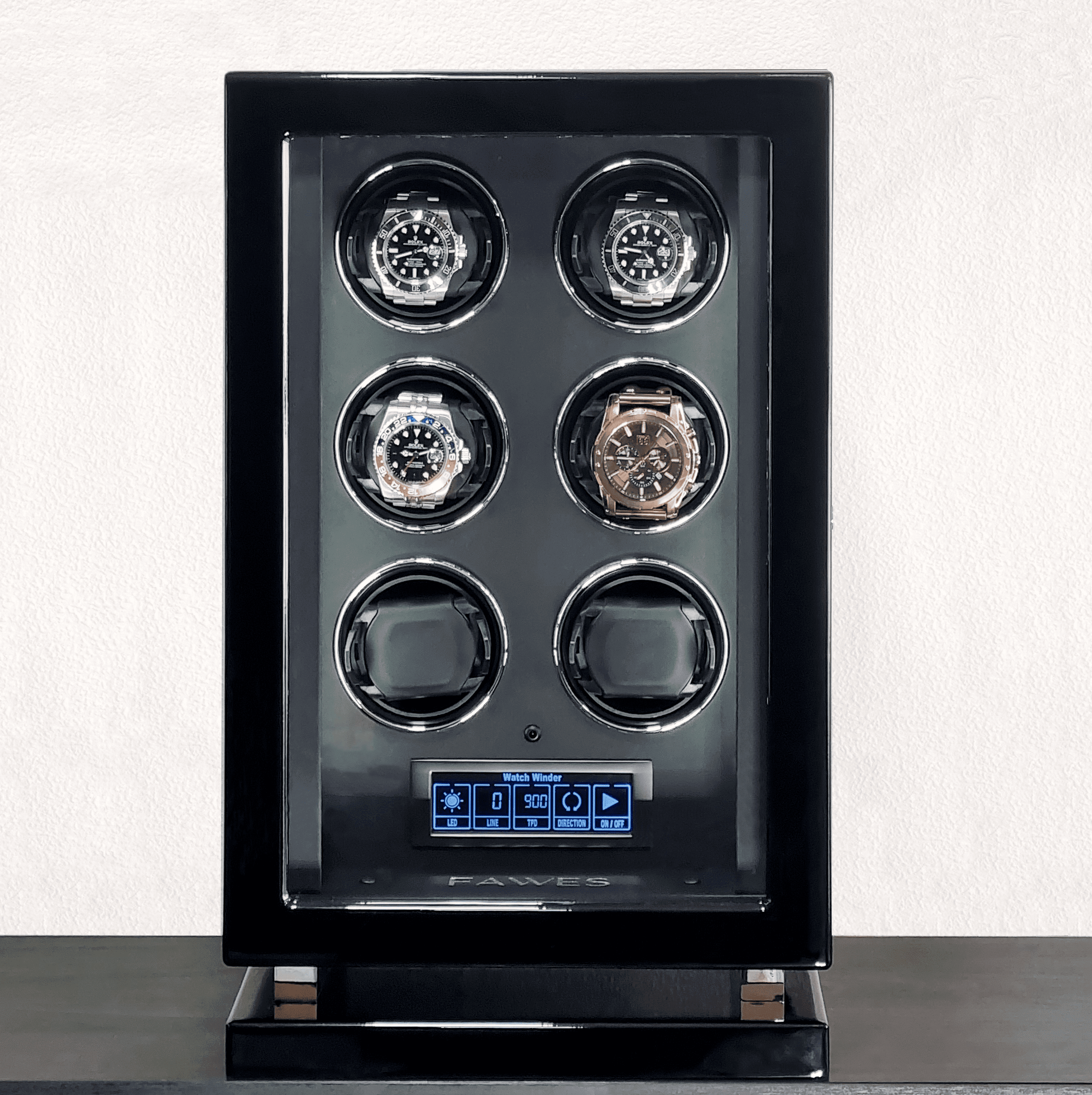 X63 Automatic Winder - Biometric Locking - 6 Watches