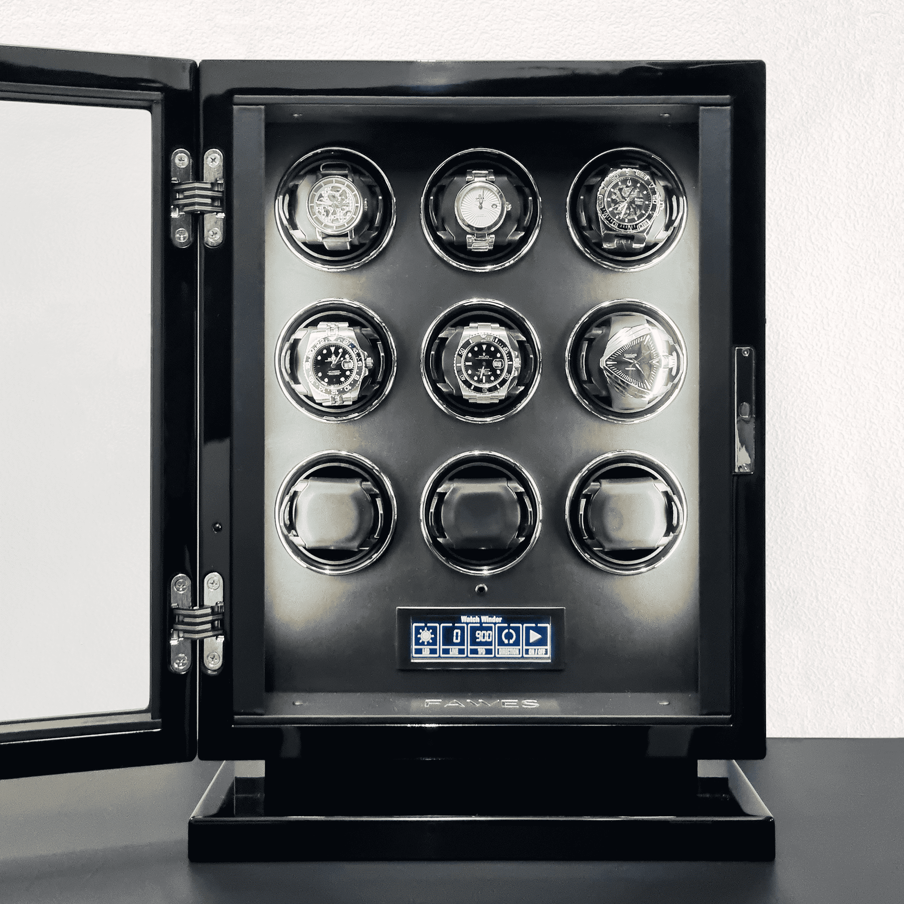 X63 Automatic Winder - Biometric Locking - 9 Watches