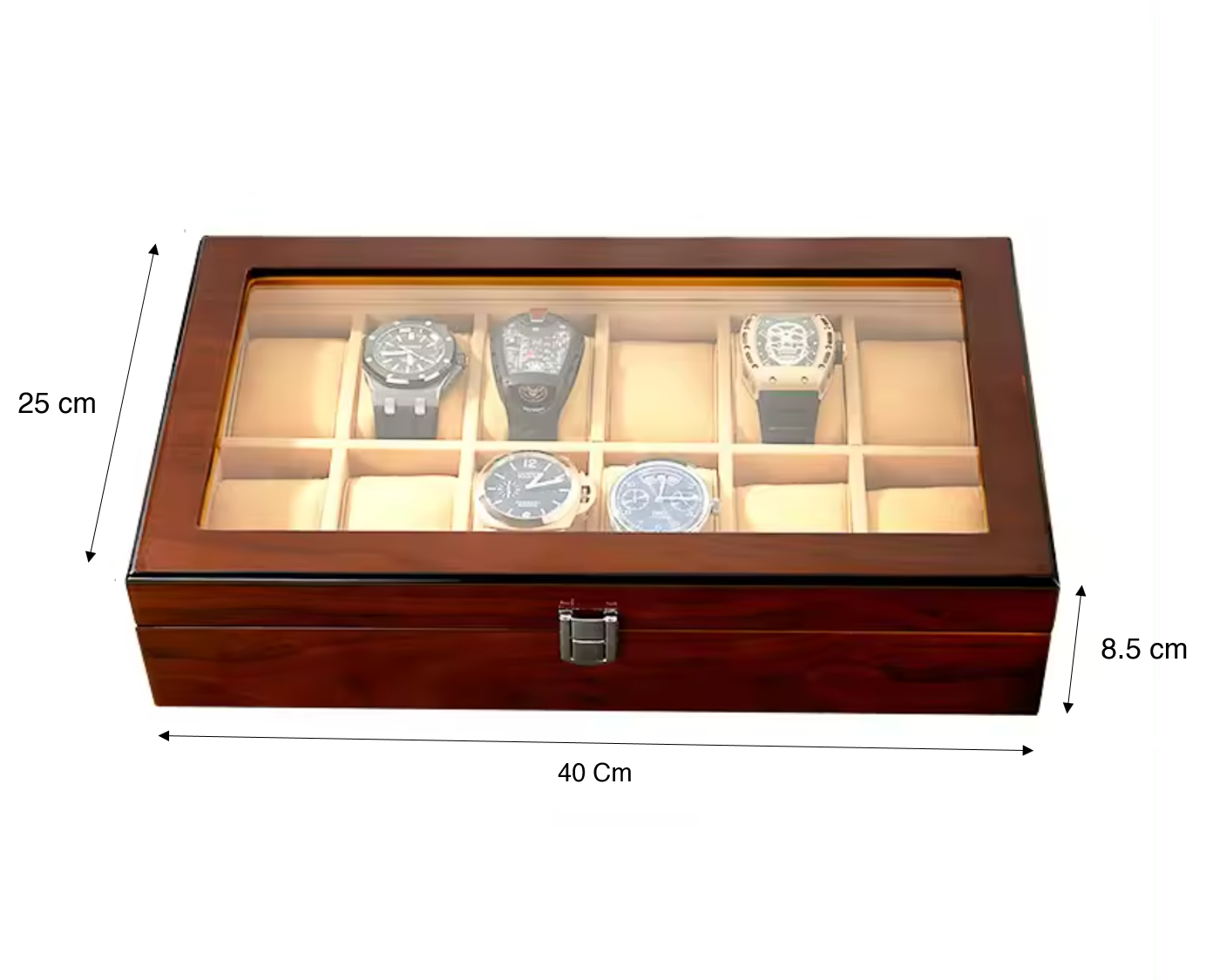 Wooden Watch Storage Cases- 12 Watches