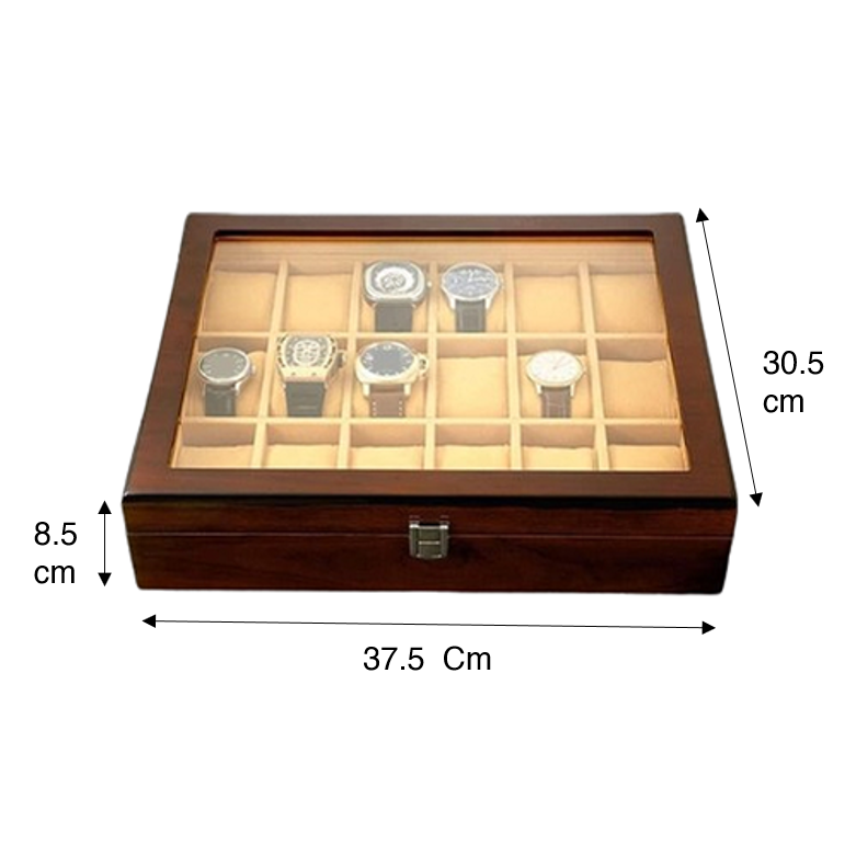 Wooden Watch Storage Cases- 18 Watches