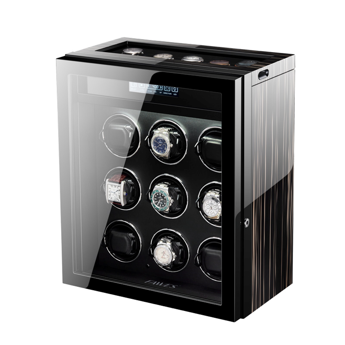 X62 - Automatic Winder - 9 Watches - Key Lock