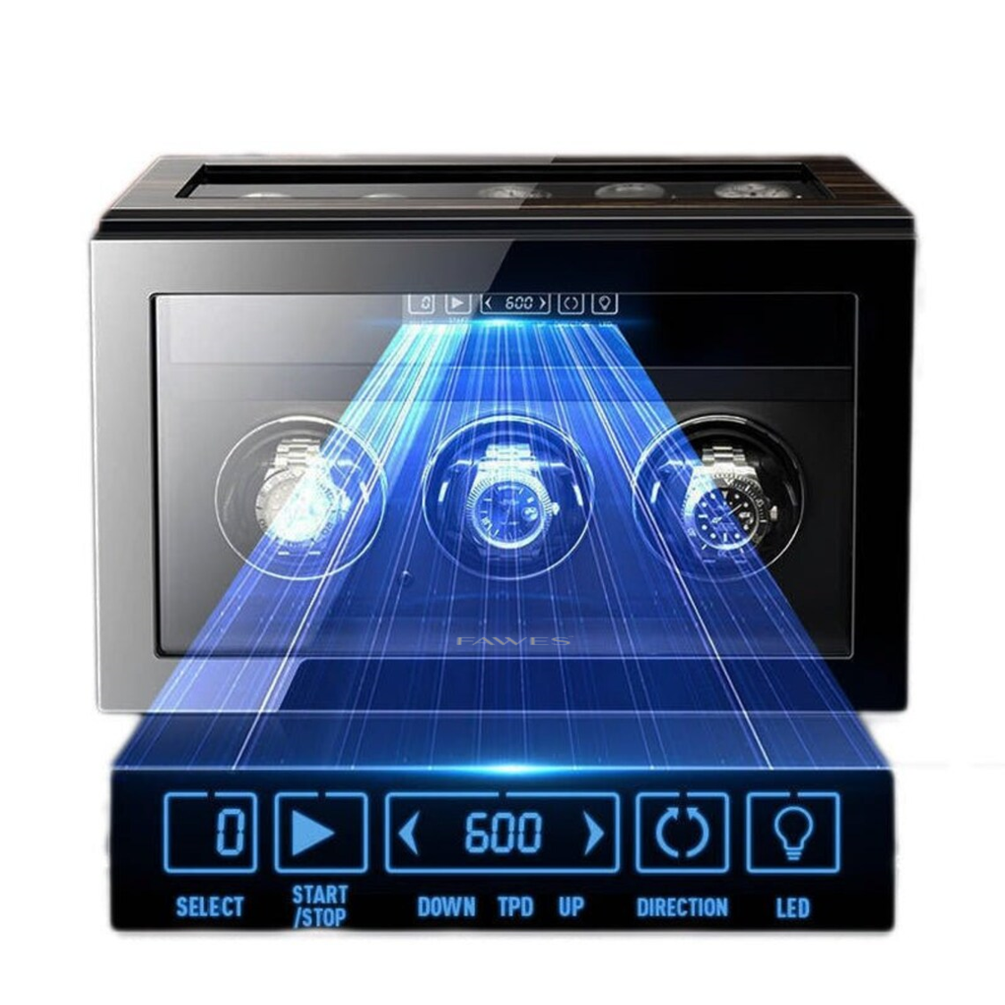 X62 - Automatic Winder - 9 Watches - Key Lock