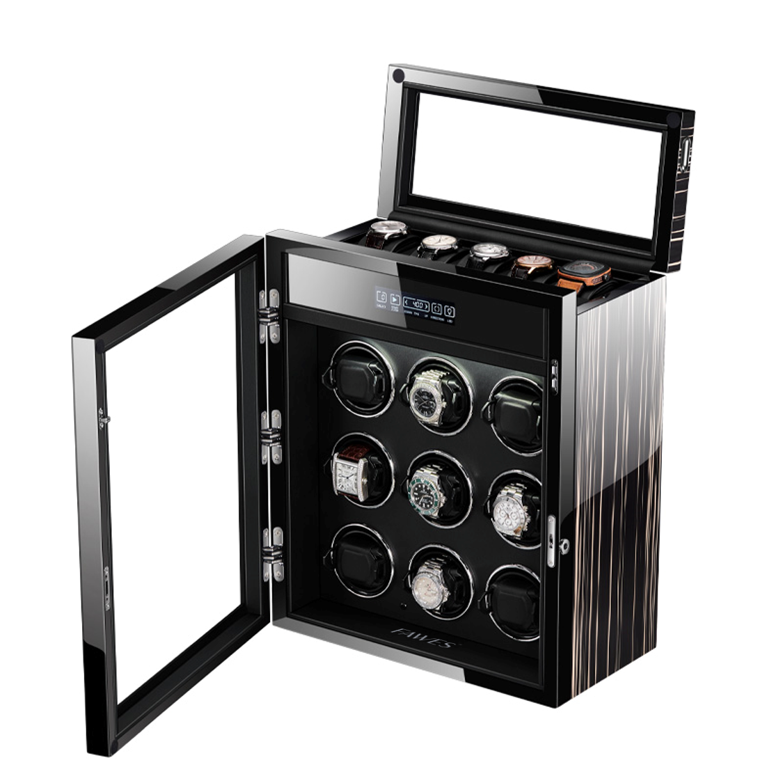 X62 - Automatic Winder - 9 Watches - Key Lock