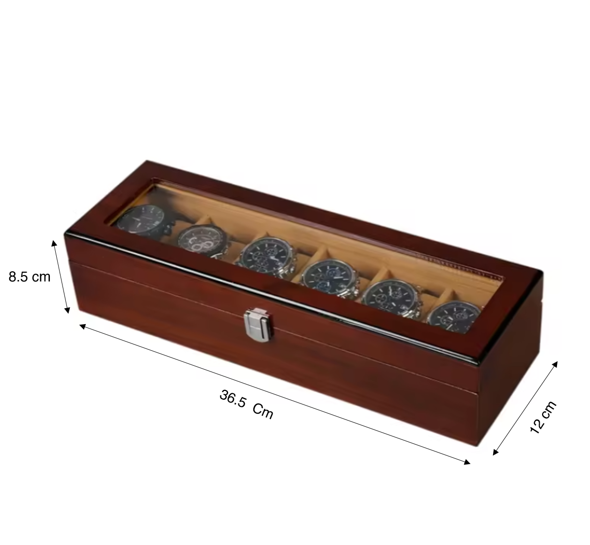 Wooden Watch Storage Cases- 6 Watches