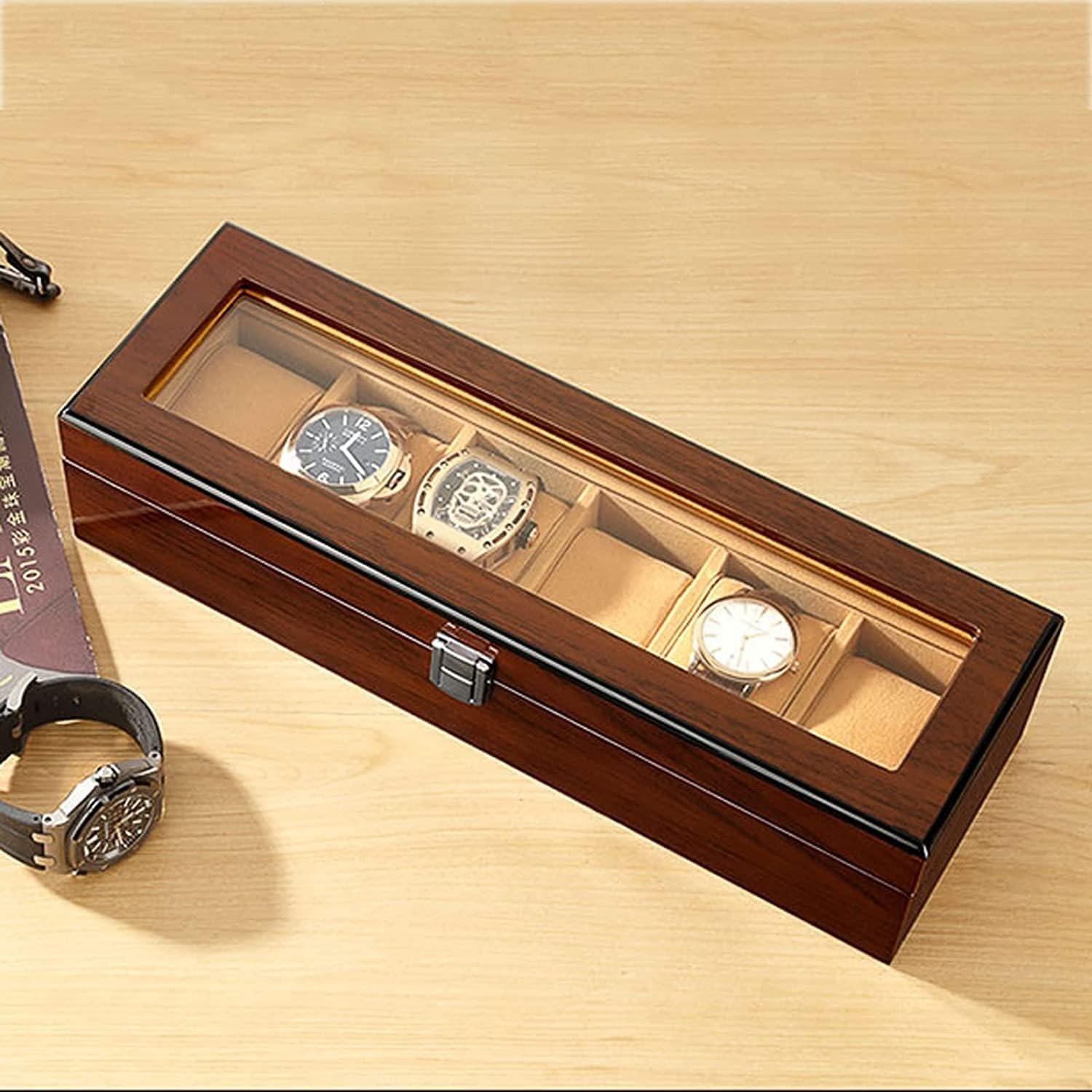 Wooden Watch Storage Cases- 6 Watches