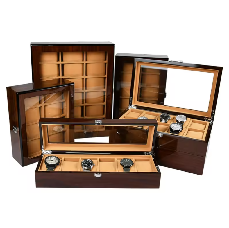 Wooden Watch Storage Cases- 6 Watches