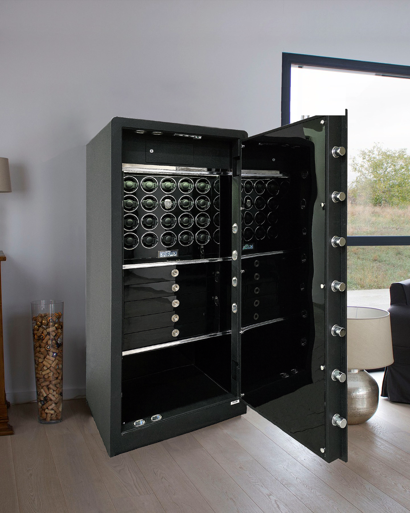 Elite XL - Safe Locker - Gloss Black