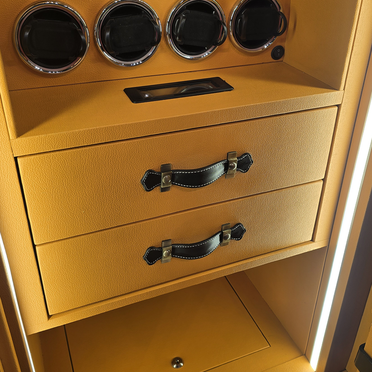 FAWES Elite M Security Safe Locker – Layout 4 watch winder detail