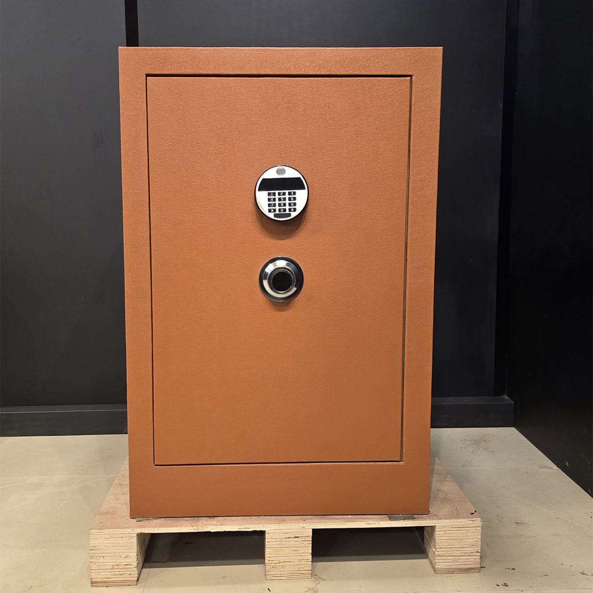 FAWES Elite S Leather Finished Security Safe Locker – Front View