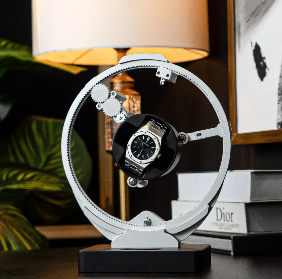 FAWES Halo Watch Winder Silver - Main Image