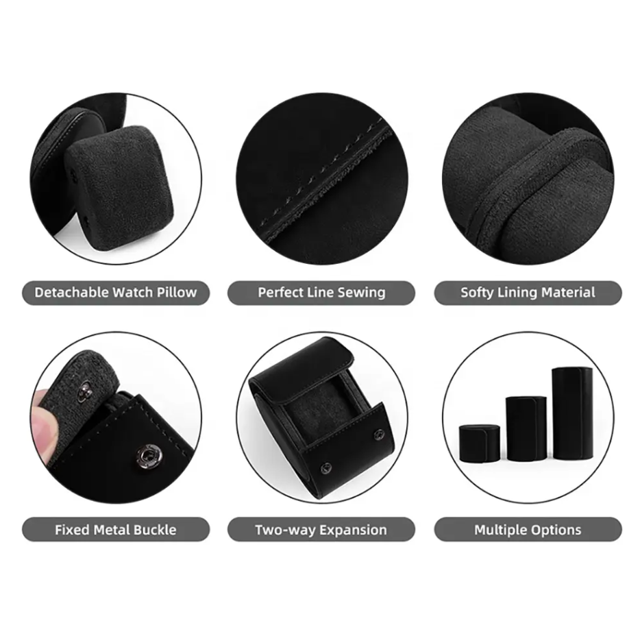 Watch Roll for Storage, Traveling - 2 Slots