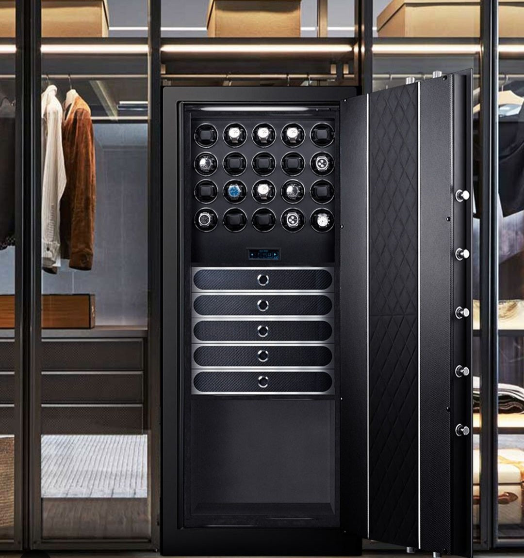 Elite XL - Safe Locker - Gloss Black