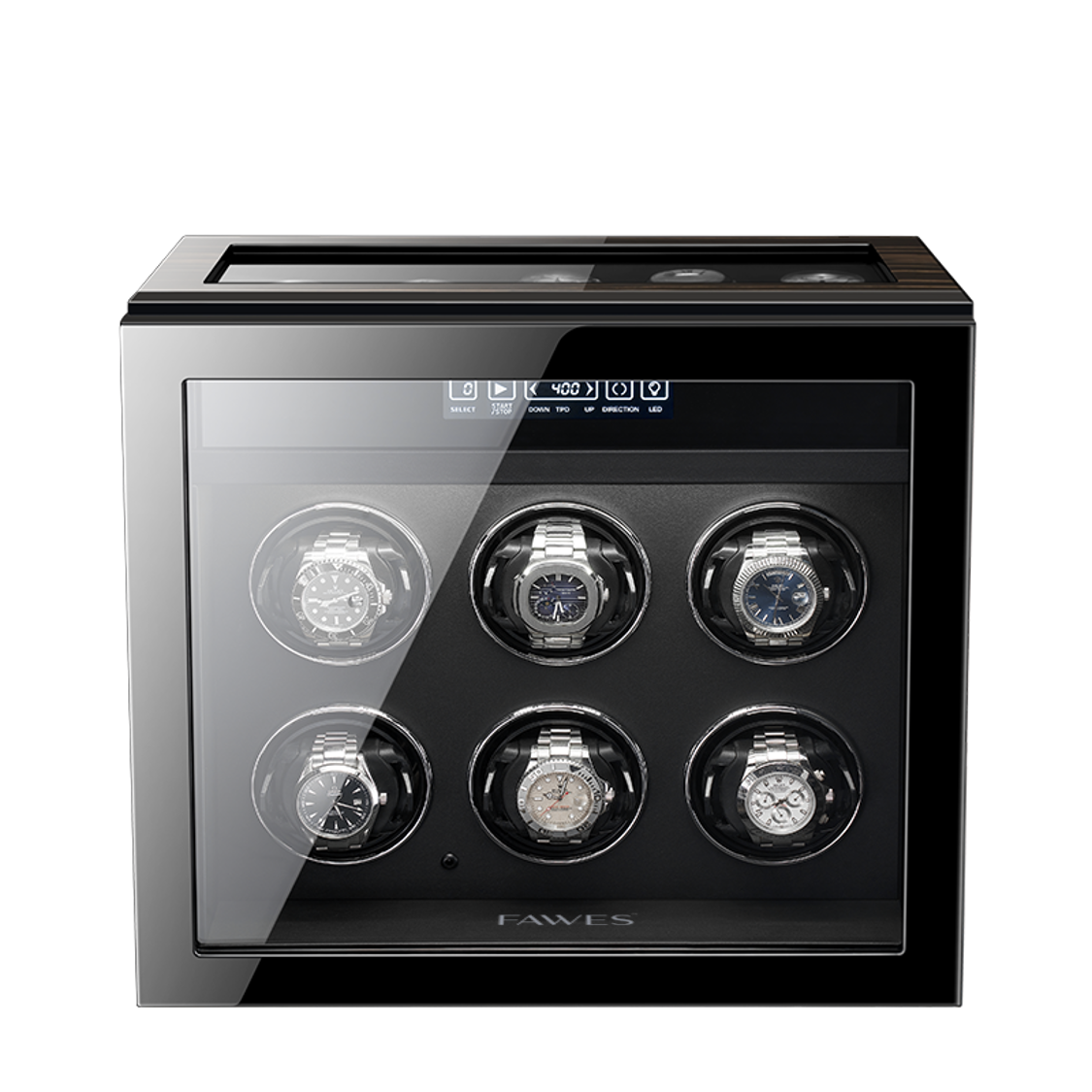 X62 - 6 Epitope Automatic Watch Winder with 5 Watch Storage