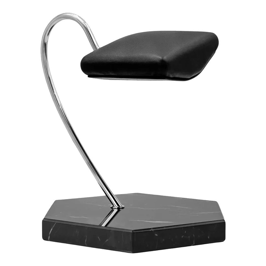 Hexagonal Luxury Watch Stand - Single Cushion - Black