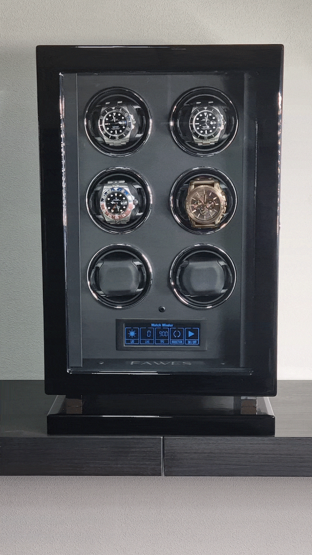 X63 Automatic Winder - Biometric Locking - 6 Watches