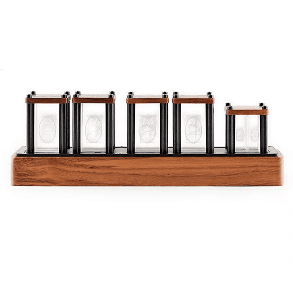 RGB LED Glow tube Digital Table Clock