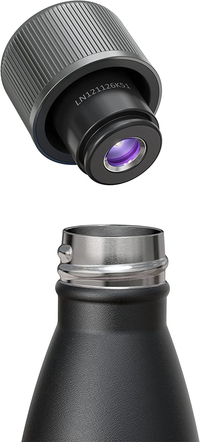 Self Cleaning Smart Water Bottle with UV Sterilization and Touch Control