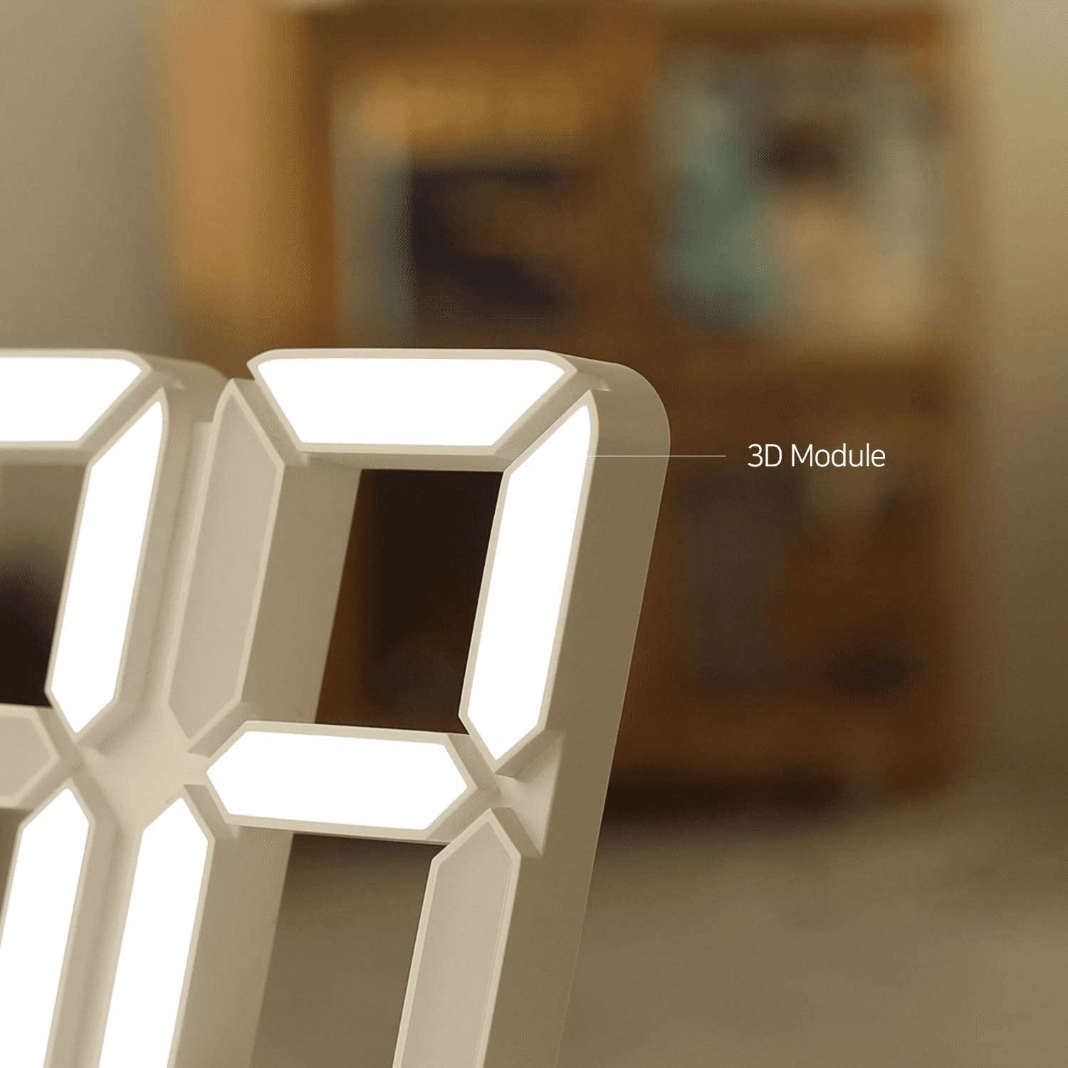 Multi Function LED Wall Clock with Remote Control 15"