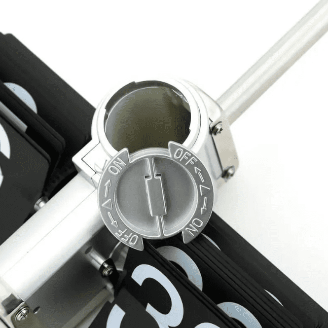 Auto Flip Table Clock Vintage Style - Height Adjustable