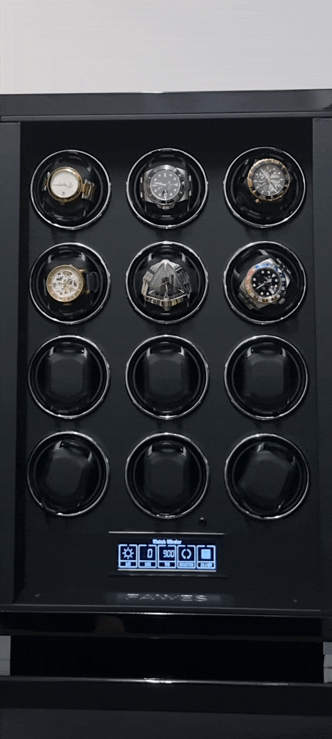 X63 Watch Winder with Biometric Access - 12 Epitope