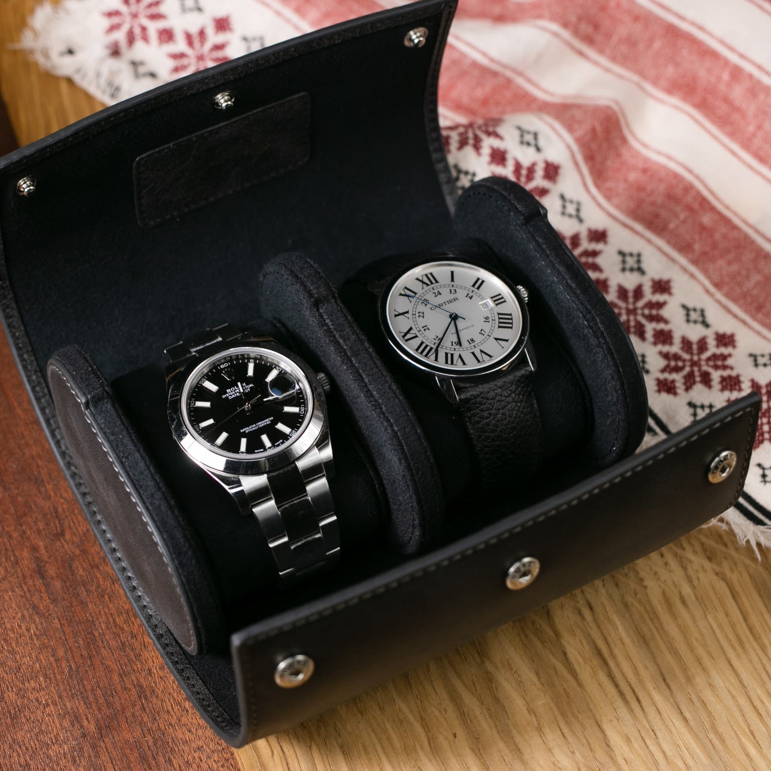 Watch Roll for Storage, Traveling - 2 Slots