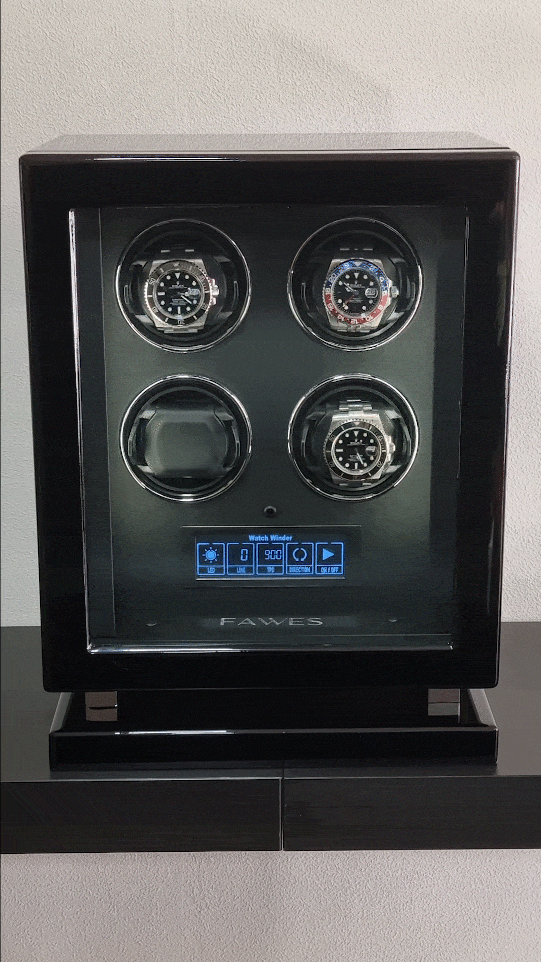 X63 Watch Winder with Biometric Access - 4 Epitope