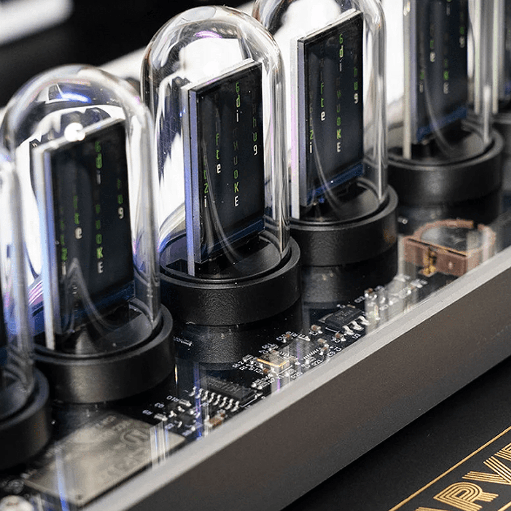 Authentic Nixie Tube Clock with Replaceable IN-14 Nixie Tubes, Motion  Temperature Humidity Sensors, Dual RGB Backlight, Alarm Clock, One Spare  Nixie