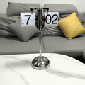 Auto Flip Table Clock Vintage Style - Height Adjustable