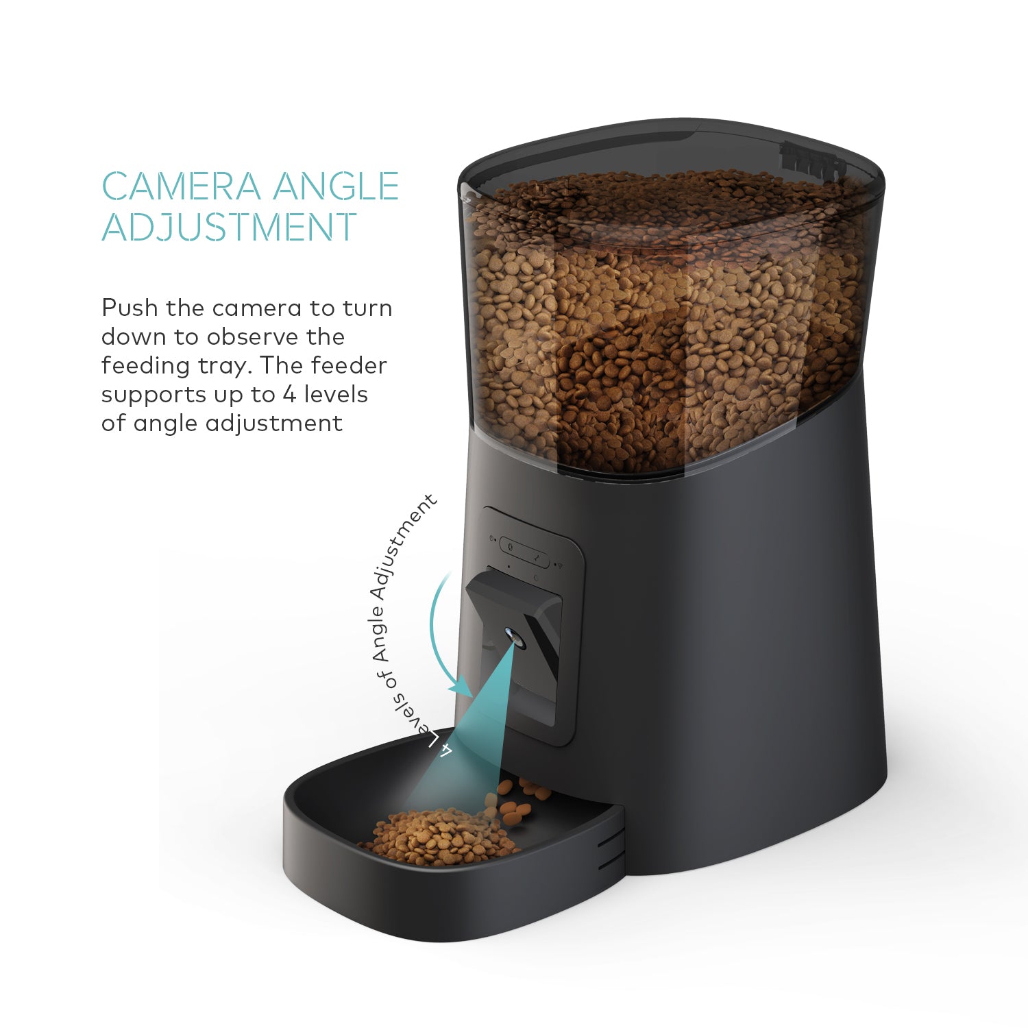 Automatic Smart Pet Feeder with Wi-Fi Enabled App Control (6L)