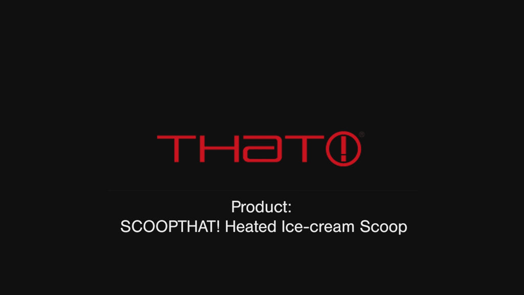 ScoopTHAT Radii Warming Ice Cream Scoop, Silver/Blue